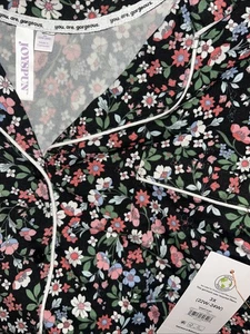 Joyspun Women’s Plus 3X Knit Top and Shorts Pajama 2-Pc Floral Dreamy Soft Coll. - Picture 1 of 7