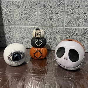 Halloween decor 3 piece lot desktop mantel jack nightmare Disney - Picture 1 of 5