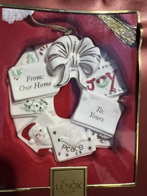 Lenox 2006 From Our Home to Yours adorno de árbol de Navidad nuevo en caja Foto 1 de 3
