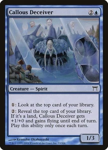 CALLOUS DECEIVER - Champions of Kamigawa – MTG Magic the Gathering Card - Common - Picture 1 of 5