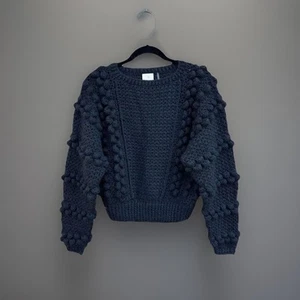 The Westside Nora Grobstrickpullover Alpaka Mischung Schwarz XS - Bild 1 von 6