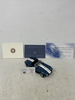 NEW IN BOX! LE Franklin Mint 1966 Shelby Cobra 427 S/C Main Street Products (40) - Image 1 of 4