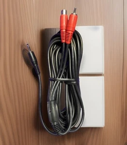 Oddball Radio Shack 20 ft AUX to RCA Male & RCA Female Splitter Cable - Picture 1 of 3