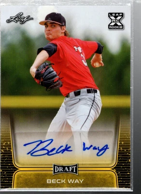 B2274- 2020 Leaf Draft Retail Autographs Gold #BABW1 Beck Way Auto -(ROOKIE) - Image 1 of 2