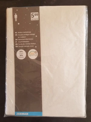 housse protege matelas en molleton 90 x 200 - Photo 1/2