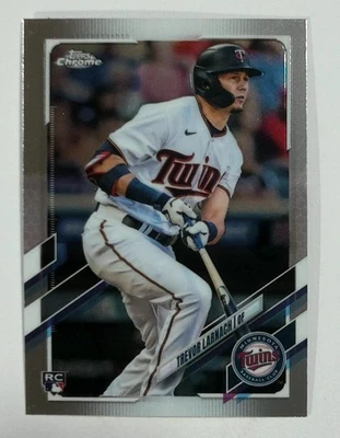 2021 Topps Chrome Update #USC69 Trevor Larnach Minnesota Twins RC Baseball - Image 1 of 2
