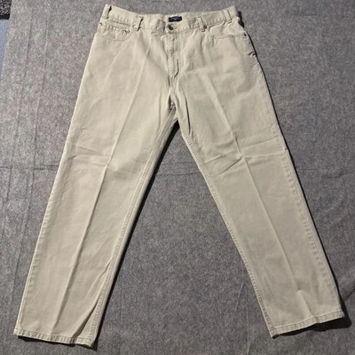 Vintage Dockers Denim Jeans Mens 38x30 Beige Khaki Pants Colton Twill Jean       - Image 1 of 4