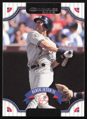2002 Donruss #3 Derek Jeter New York Yankees - Image 1 of 2