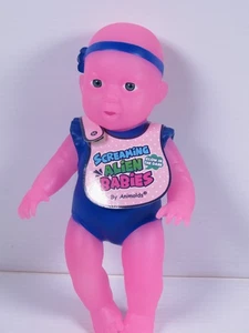 ANIMOLDS SCREAMING ALIEN BABYS GLOW IN THE DARK NEU NEON PINK - Bild 1 von 5