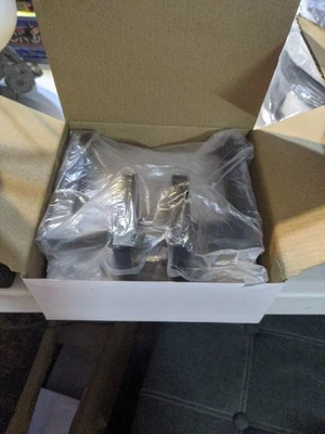 Protector de casa negro mate cuadrado palancas de puerta cerraduras perillas manija privacidad llave Foto 1 de 2