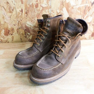 HERREN FRYE DAKOTA MITTELHOHE SPITZE Heritage Leder MOC Zehe Stiefel BRAUN GRÖSSE 11 - Bild 1 von 15