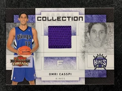 2009-10 Panini Threads OMRI CASSPI 81/250 RC Patch Auto Sacramento Kings #21 - Image 1 of 3