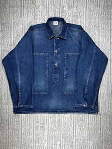 Camisa ORSLOW, PW Army, HOMBRE GRANDE, Talla 4, Dos Años Lavado, Denim Índigo, JAPÓN - Imagen 1 de 7