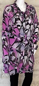 Women Summer Top Dress Shirt Holidays soft Linen Soft Printed Plus Size - Picture 1 of 1