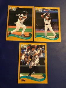 2002 Topps #113 #181 #399 Ryan Dempster, Alex Gonzalez, Luis Castillo Lot 3 - Picture 1 of 1