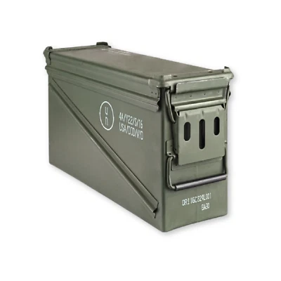 40mm PA-120 Ammo Can/Ammunition Box W/ Small Arms - Used - Image 1 of 2