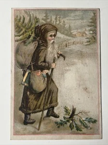 Rarität 1890 BELSNICKEL Toledo Spice Company GERMAN COFFEE Trade Card Weihnachten - Bild 1 von 13