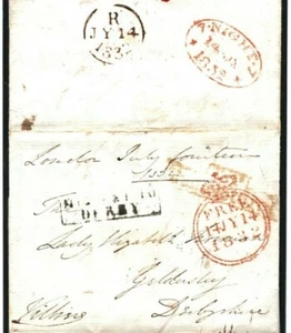 GB Cover FREE Derbys *Yeldersley* MISSENT DERBY Explanatory 1832 {samwells}26.13 - Picture 1 of 9