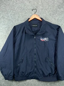 Ultra Club Texas 2008 Campaign Windbreaker Jacket Mens XL Navy Blue Nylon Jacket - Picture 1 of 11