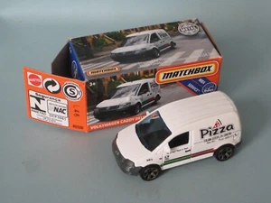 Matchbox VW Volkswagen Caddy Van Pizza Toy Model Car 68mm Delivery Boxed PG M - Picture 1 of 3