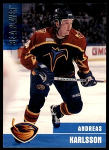 1999-00 Be a Player Memorabilia #308 Andreas Karlsson - Picture 1 of 2