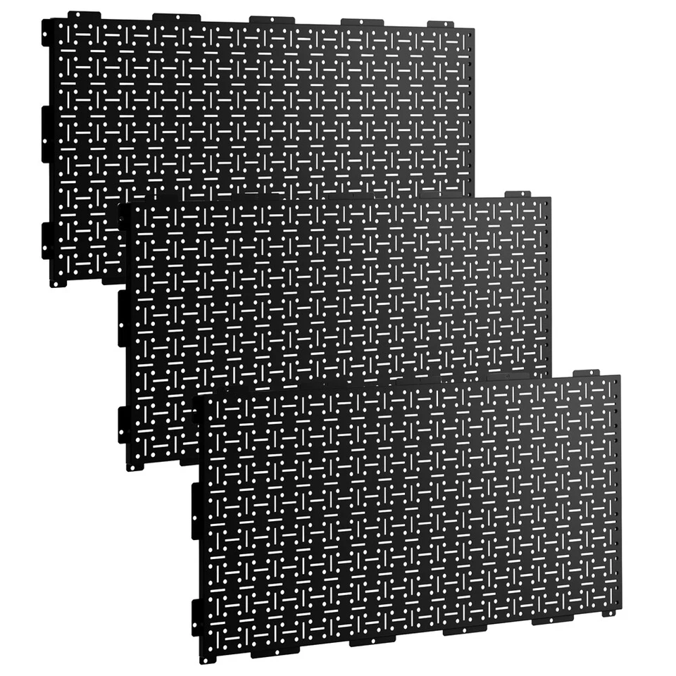 WORKPRO 3PACK Metal Pegboard Wall Organizer 16"x 32" Heavy Duty Garage Peg Board - Image 1 of 4