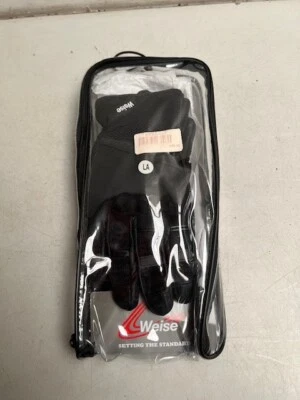 WEISE DEACON BLACK GLOVES TEXTILE ARMOURED LARGE - Image 1 of 4