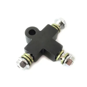 Motorcycle Hydraulic Brake Hose Line 3 Way Tee Connector Adapter-Aluminum-Alloy+ - Bild 1 von 2