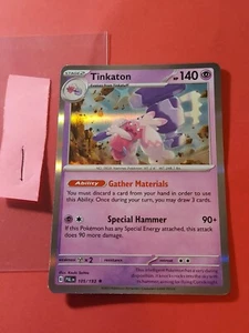 2023 Pokemon Scarlet and Violet Paldea Evolved #105 Tinkaton, R, Holo, cd1 - Picture 1 of 2