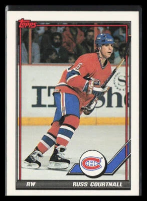 1991-92 Topps Russ Courtnall #119 - Image 1 of 2