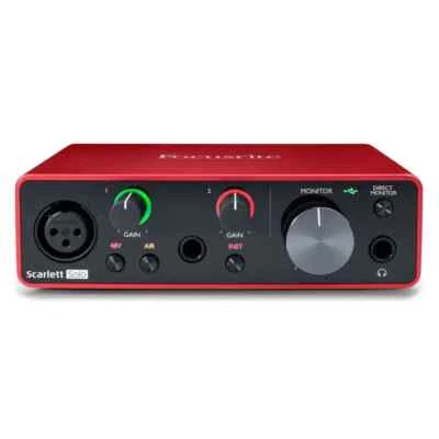 FOCUSRITE SCARLETT SOLO (3rd Gen.) scheda audio usb per registrazione produzione - Immagine 1 di 4