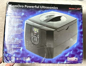GEMORO ULTRASONIC JEWELRY CLEANER 1.2 QUART SIZE - EXCELLENT CONDITION - Picture 1 of 8