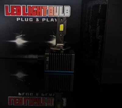 X2 D1S HID Oem Fit Xenon Whit Led Headlight Bulbs Error-Free 55W 6000K Plug&Play - Image 1 of 4