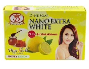 Nano Extra White Soap Plus Gluta Honig Zitrone Bio Seife 160g. - Bild 1 von 4