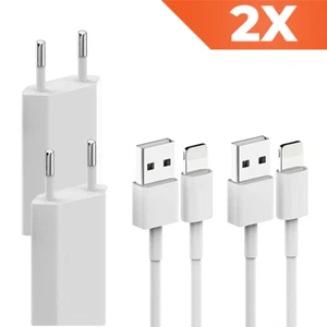 Ladekabel Netzteil [2er-Set] passend Original iPhone Kabel 6 7 8 11  X Xs Xr Xs  - Bild 1 von 9