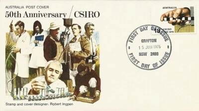 Australia 1976 - 50 aniversario CSIRO FDC - FDI Grafton NSW 2460 Foto 1 de 2