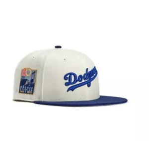 NEW ERA 59FIFTY LOS ANGELES DODGERS 60th Anniversary Stadium Hat 7 1/4 - Picture 1 of 2
