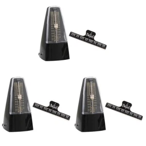 3 Sets Metronom Piano-Metronom Standard Universelles Mechanisches - Afbeelding 1 van 12