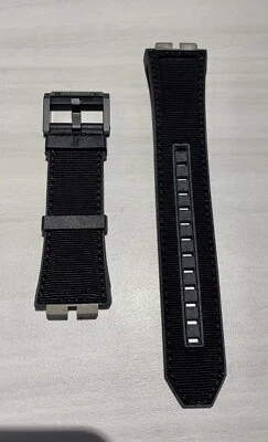 Hublot Black Rubber Nylon Strap Standard PVD Ceramic Buckle Unisex Watches - Image 1 of 2