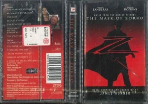 THE MASK OF ZORRO MOTION PICTURE SOUNDTRACK MC MUSICASSETTA NUOVA SIGILLATA NLS - Picture 1 of 1