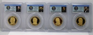 2011 S Proof Presidential Dollar 4 Pc Set - PCGS Graded PR69 DCAM !! - Picture 1 of 2