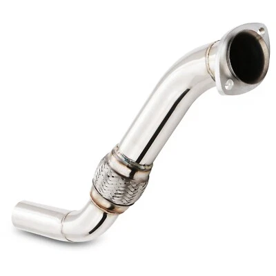 STAINLESS EXHAUST FRONT RACE BYPASS DOWNPIPE FOR BMW 3 SERIES E46 330d M57 98-05 - Image 1 of 4