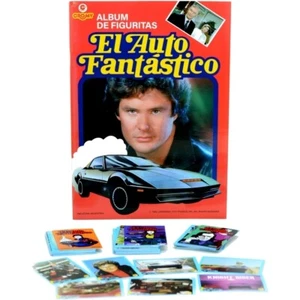Álbum Pegatinas Knight Rider Completo Hecho en Argentina Cromy Michael & KITT Serie de TV - Imagen 1 de 3