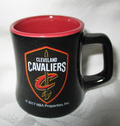 CLEVELAND CAVALIERS 2 OZ MINI MUG - SHOT GLASS - ESPRESSO MUG #4 - NEW Cover