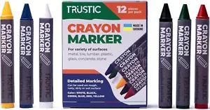 Universal Crayon Wax Marker for Industrial and Craft Detailed Marking on Lumb... - Picture 1 of 27