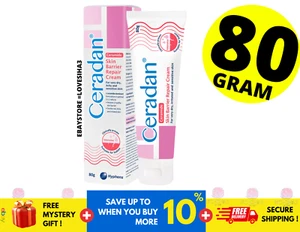 CERADAN Ceramide Skin Barrier Repair Cream 80g For dry, itchy and sensitive skin - Picture 1 of 6