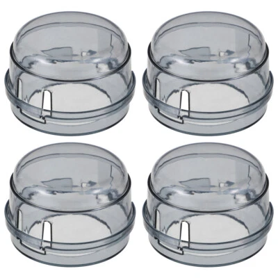 4 Pcs Gas Knob Safety Covers Stove Protective Buttons Baby Child Oven - Image 1 of 4