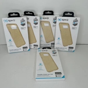 Custodia paraurti glitter trasparente Speck Presidio per Samsung Galaxy S8 oro lotto di 5 - Foto 1 di 7