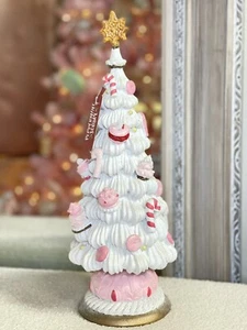 PEPPERMINT SQUARE Pink Gingerbread Sweet Treat Tree 17’’ Rare! - Picture 1 of 6