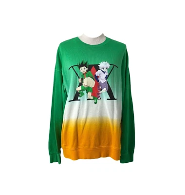 Men’s Medium Anime Sweatshirt Box Lunch Multicolor Gradient Hunter x Hunter - Imagem 1 de 4